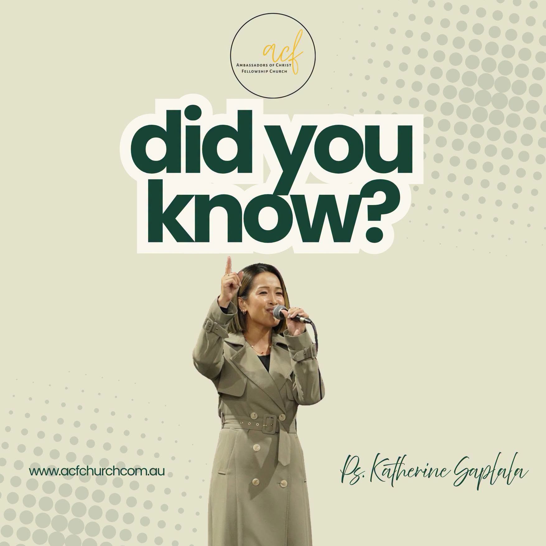 Did You Know? — Part 1